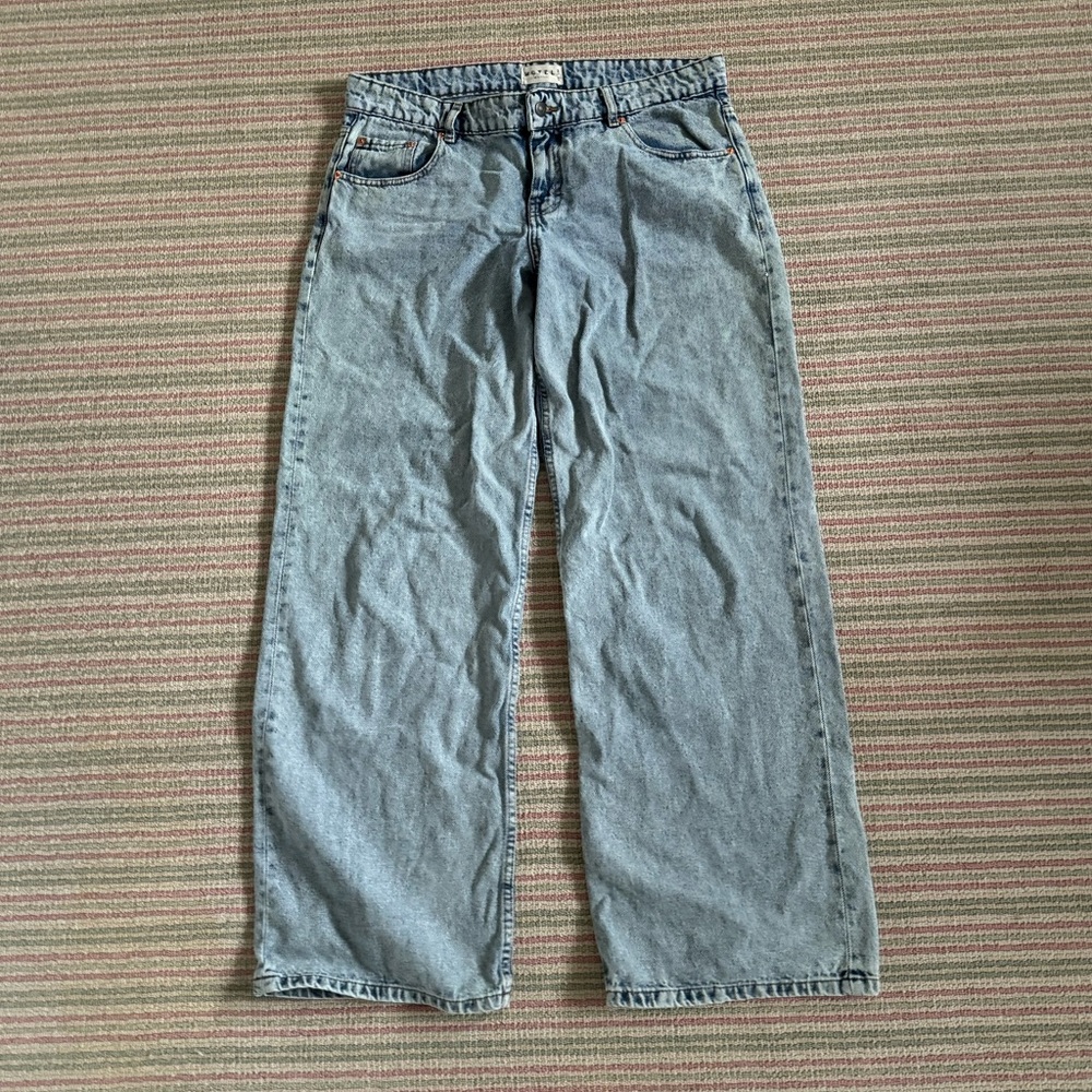 COPY - Motel Rocks Parallel Jeans in 90s Denim